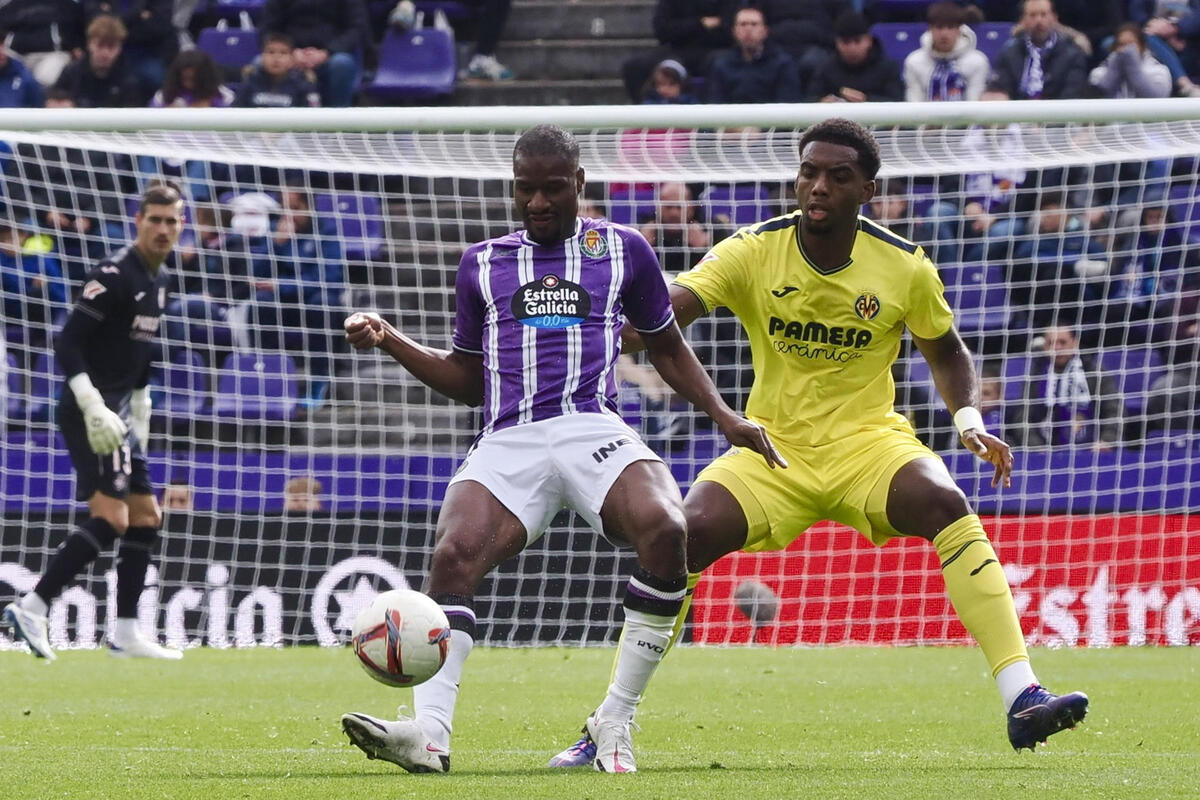 Partido entre el Real Valladolid y el Villarreal en el José Zorrilla.