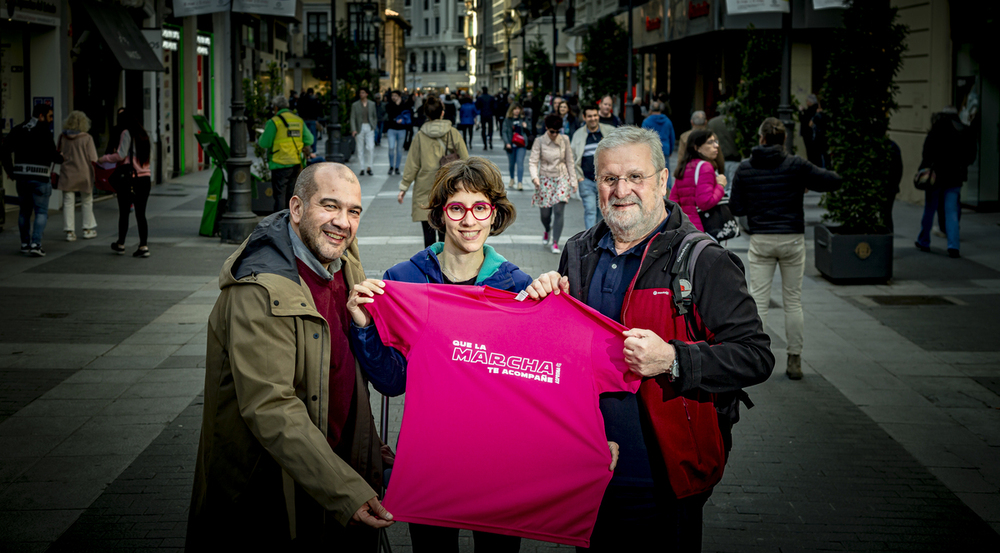 Enrique Antonio, Chelo Casares y Juanjo Hermoso apoyan la marcha 