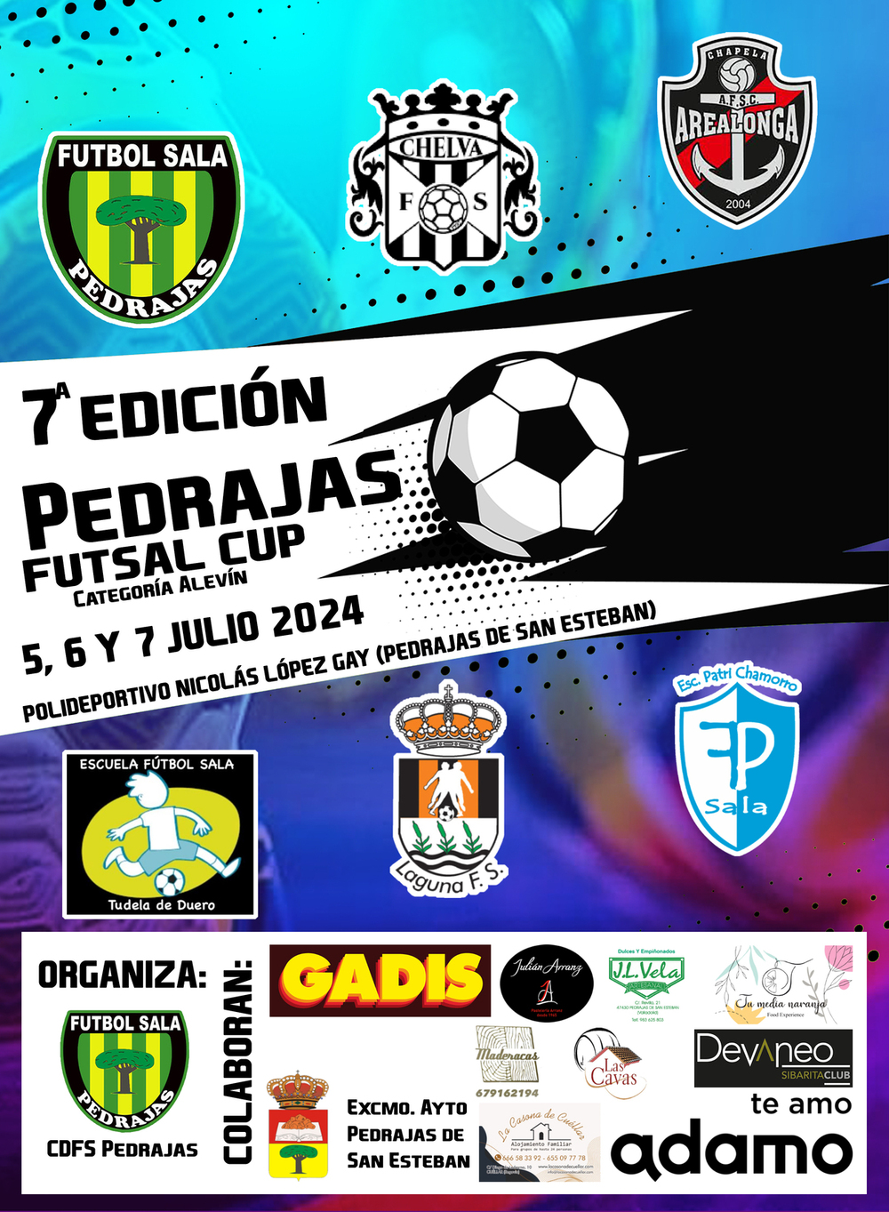 Seis clubes disputarán la Pedrajas Futsal Cup