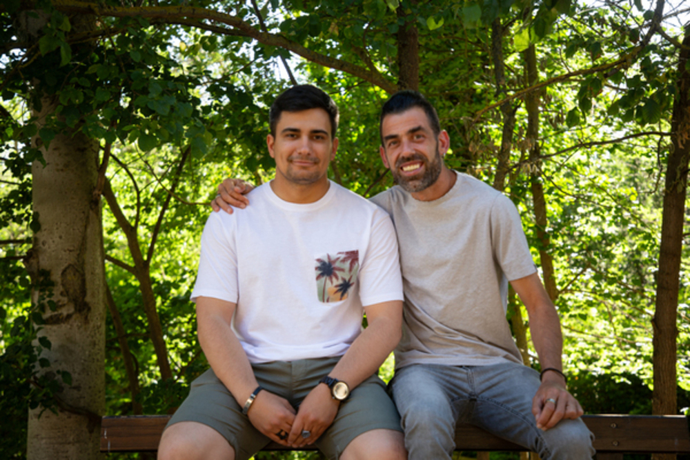 Alejandro Pérez y Ernesto Peralta voluntario y usuario del programa 'Uno a Uno' de Futudis.