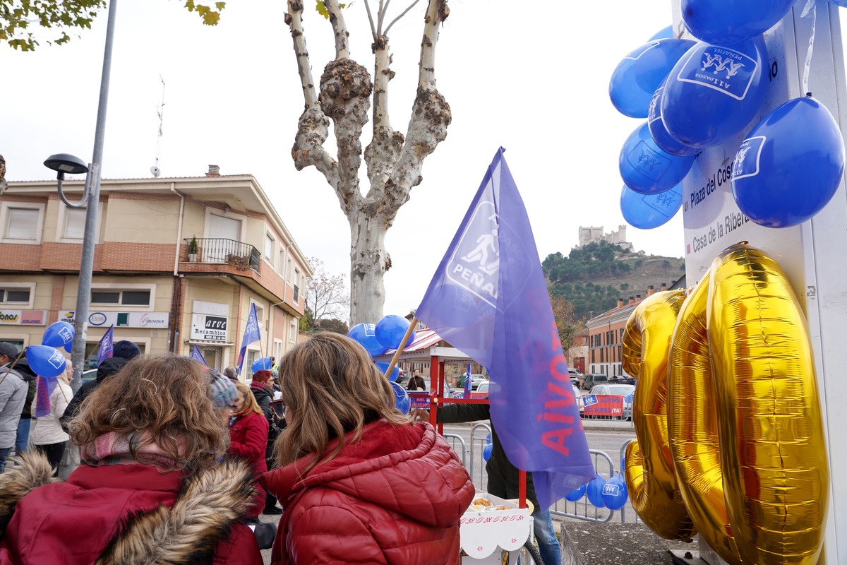 Acto reivindicativo-festivo de la Plataforma A11 Pasos de Peñafiel  / MIRIAM CHACÓN (ICAL)