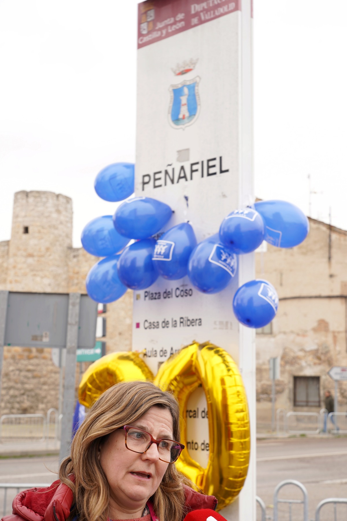 Acto reivindicativo-festivo de la Plataforma A11 Pasos de Peñafiel  / MIRIAM CHACÓN (ICAL)