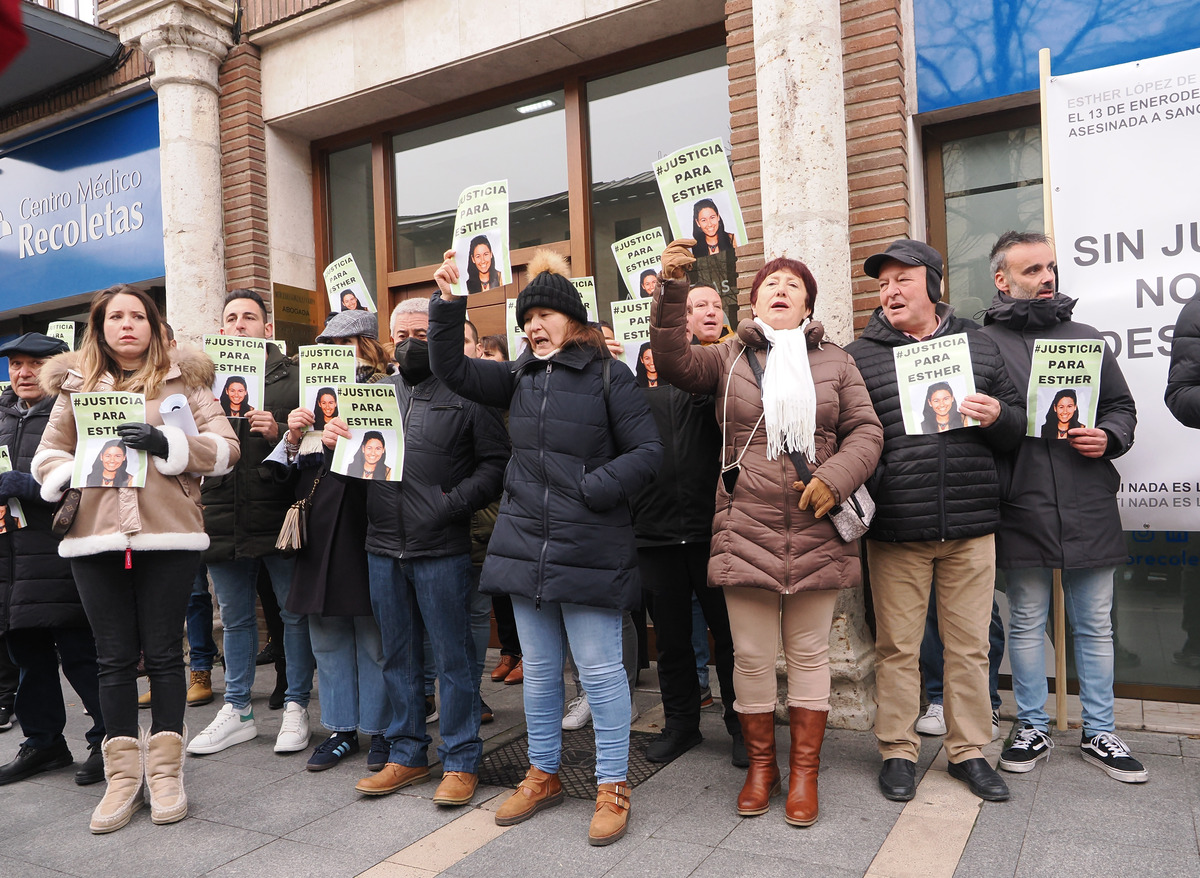 Imagen de la vista del viernes 20 de diciembre sobre el caso de Esther López.  / R. VALTERO ICAL