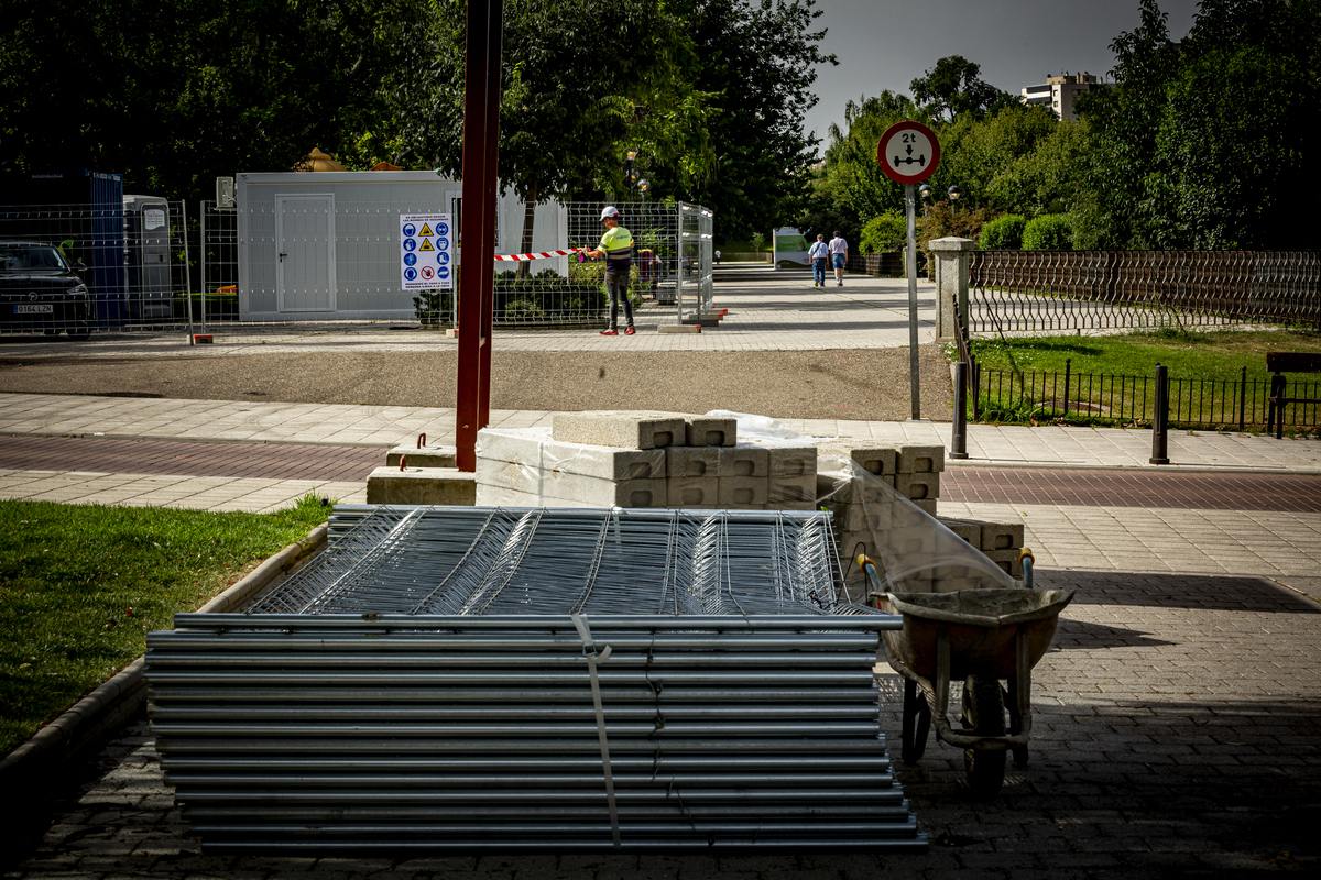 Obras del carril bici del paseo de Isabel la Católica  / JONATHAN TAJES