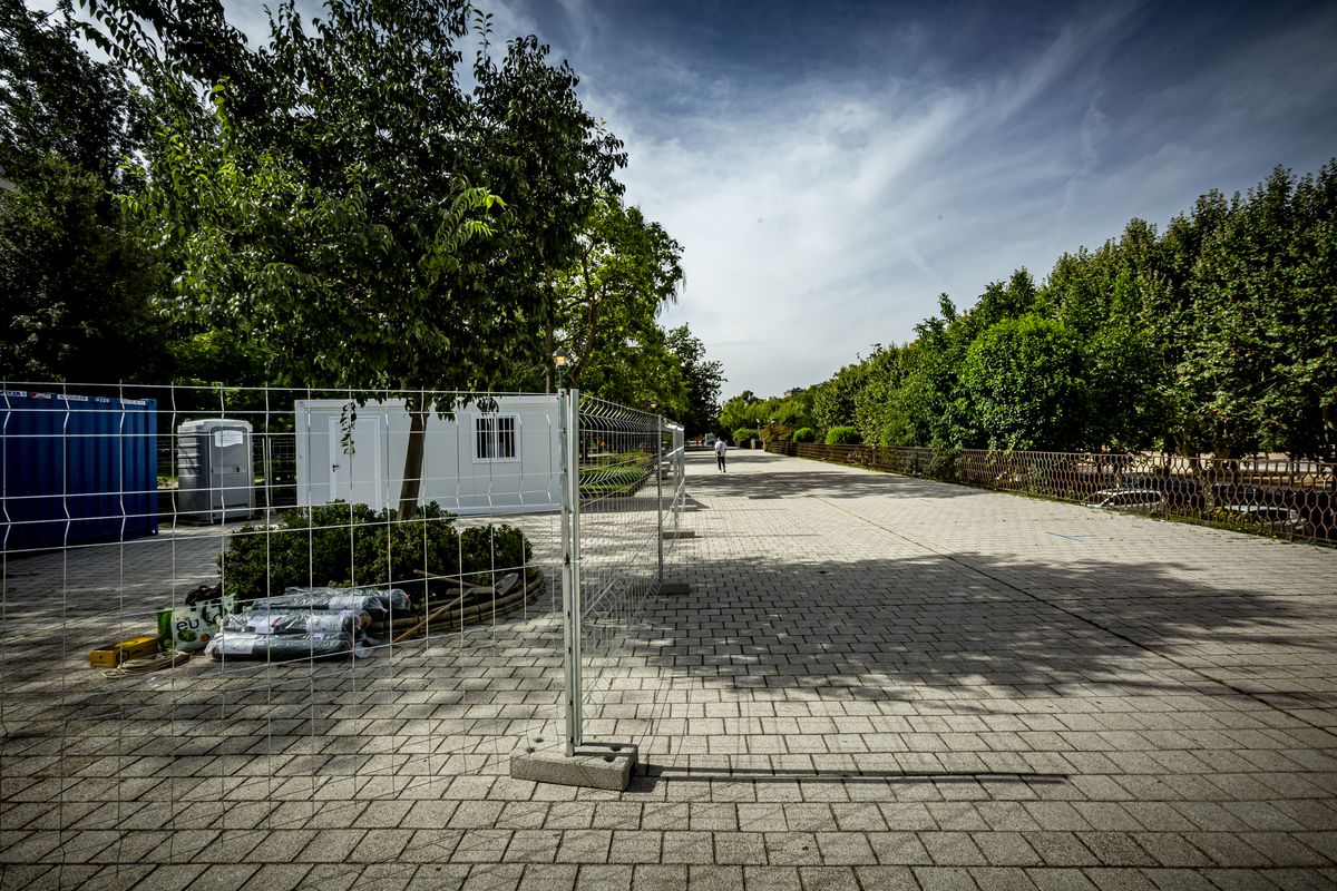 Obras del carril bici del paseo de Isabel la Católica  / JONATHAN TAJES