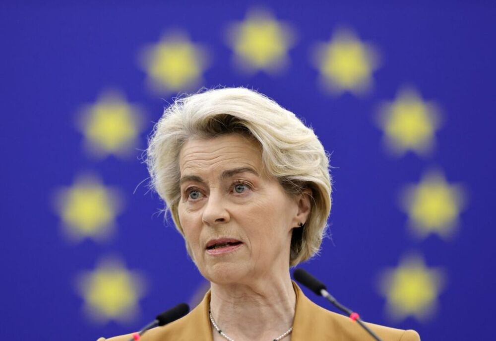 La presidenta de la Comisión Europea, Ursula von der Leyen