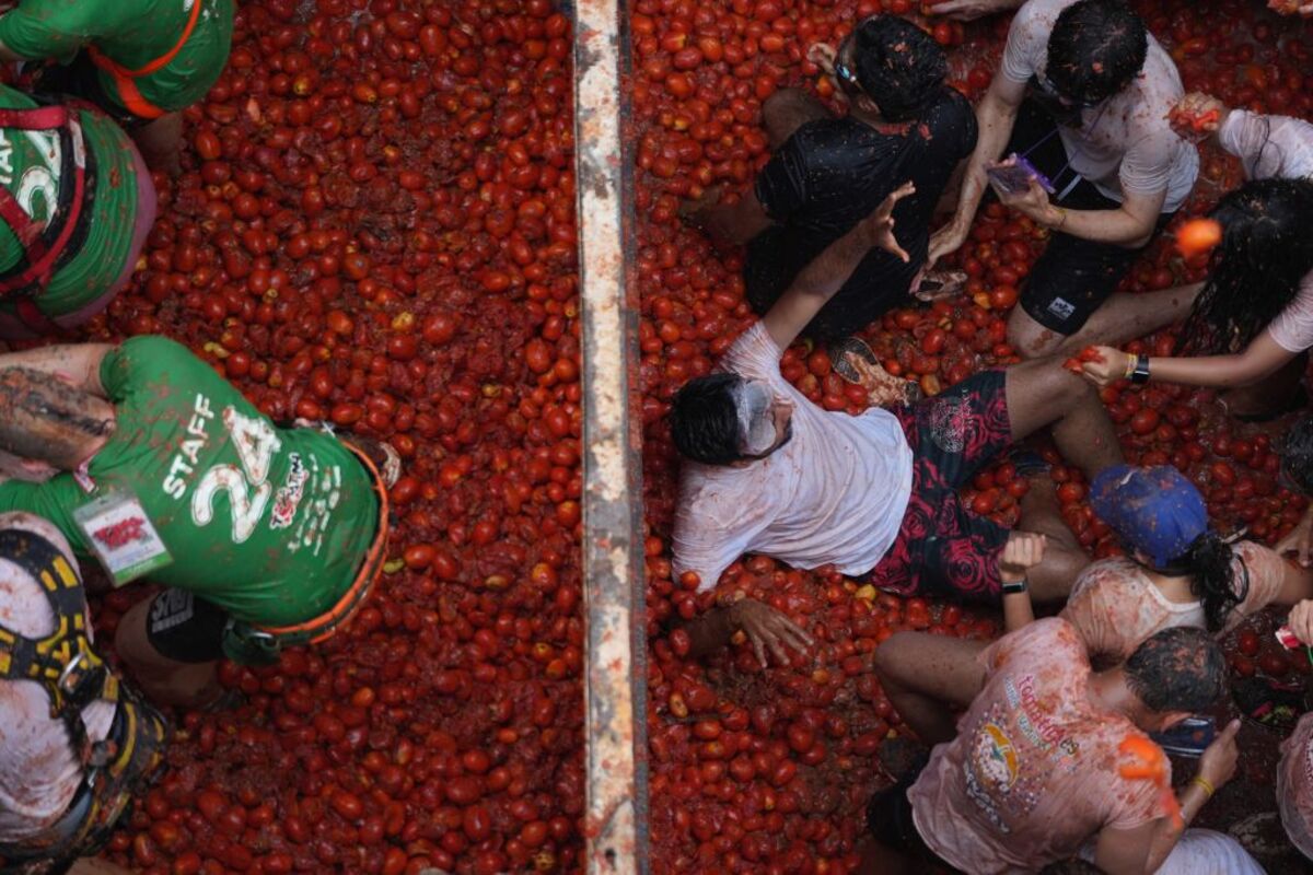 Celebración de la Tomatina de Buñol 2024  / JORGE GIL