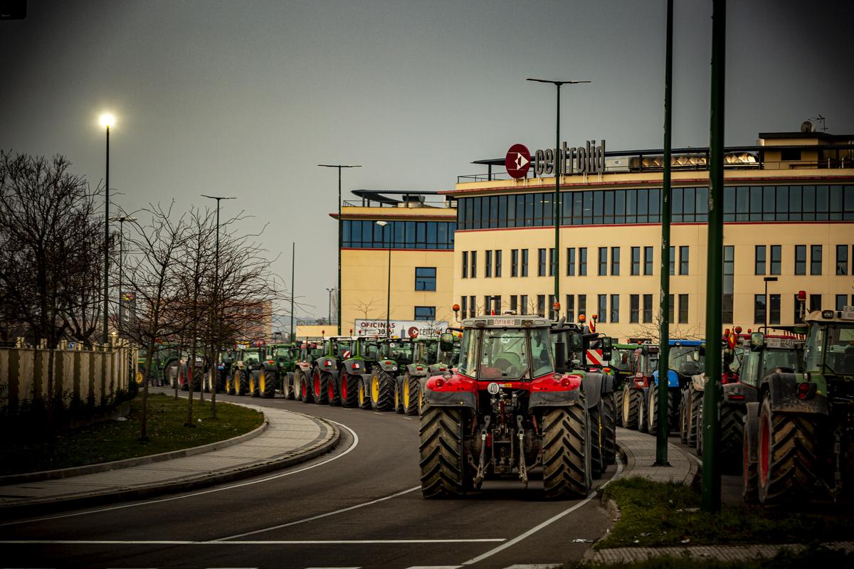 Tractorada en Valladolid  / JONATHAN TAJES