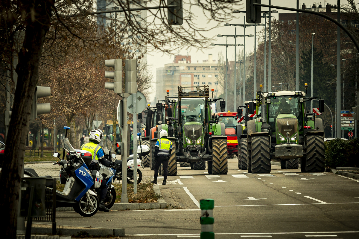 Tractorada en Valladolid  / JONATHAN TAJES