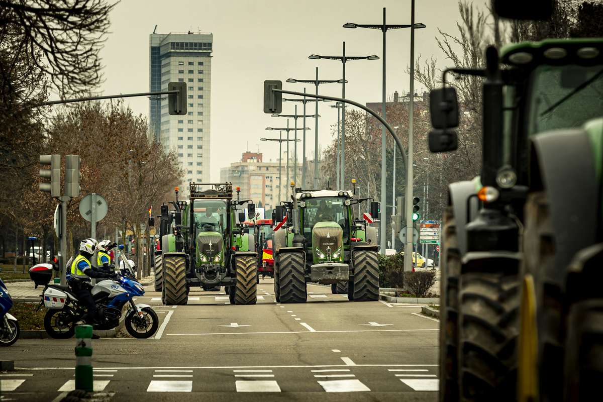 Tractorada en Valladolid  / JONATHAN TAJES