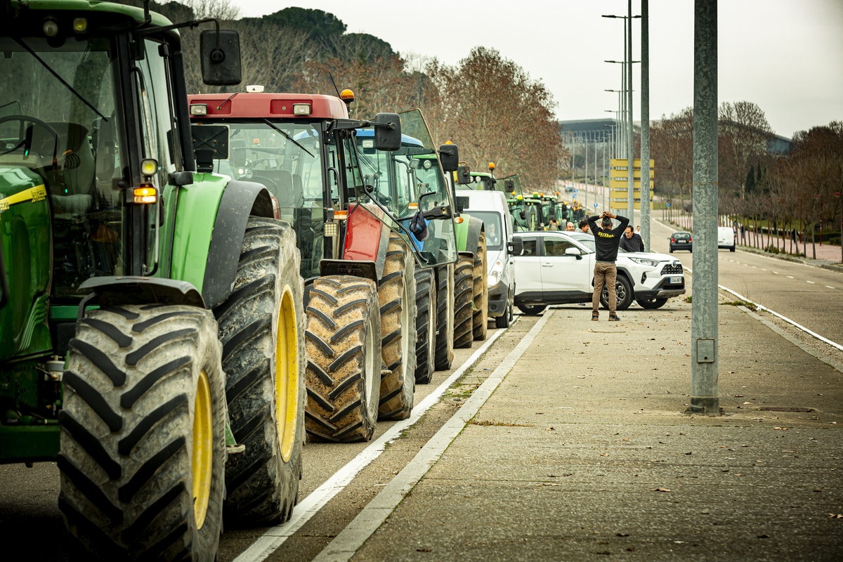 Tractorada en Valladolid  / JONATHAN TAJES