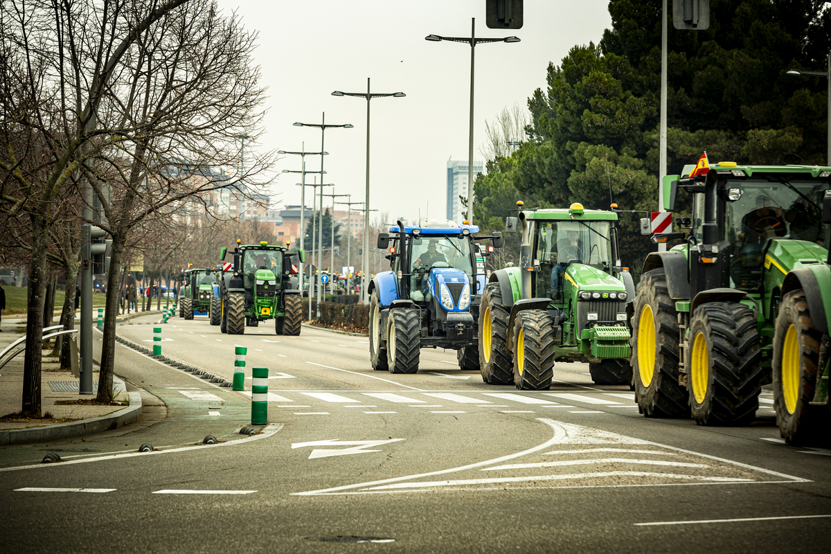 Tractorada en Valladolid  / JONATHAN TAJES