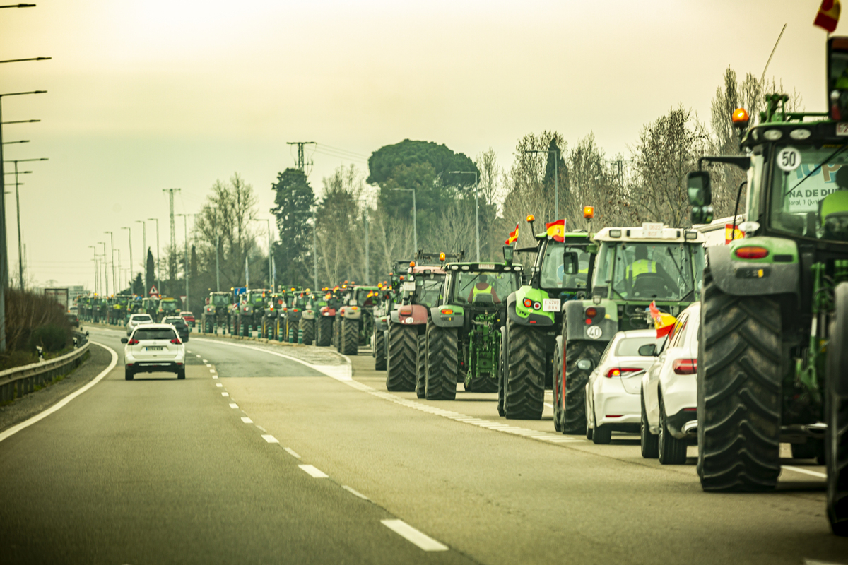 Tractorada en Valladolid  / JONATHAN TAJES