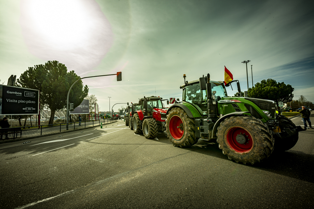 Tractorada en Valladolid  / JONATHAN TAJES