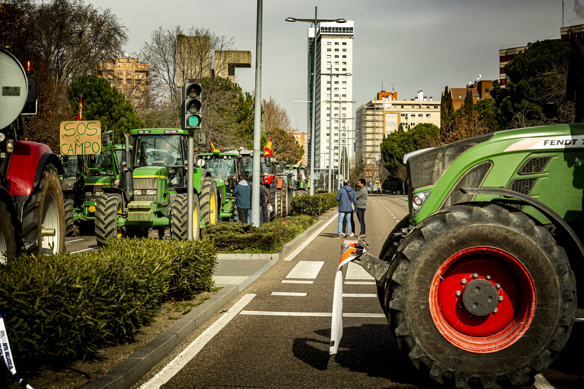 Tractorada en Valladolid  / JONATHAN TAJES