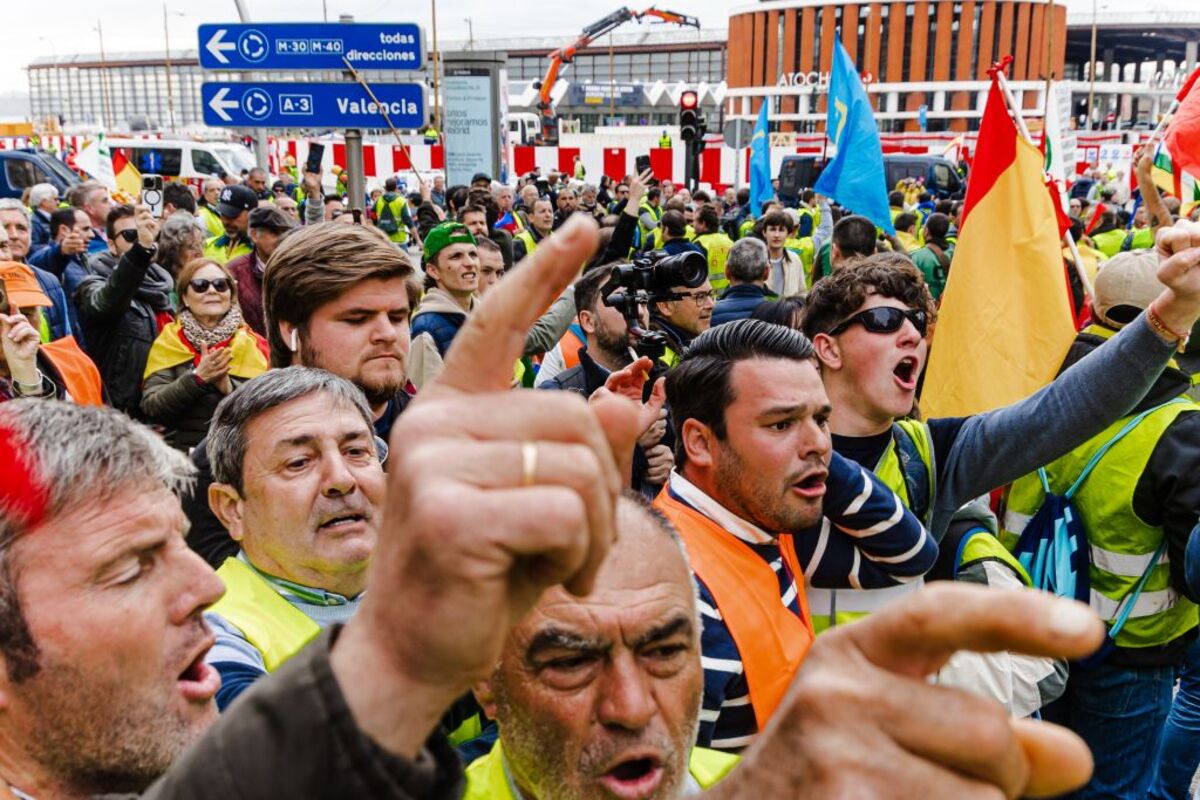 Décimosexta jornada de protestas de los tractores en las carreteras españolas para pedir mejoras en el sector  / CARLOS LUJÁN