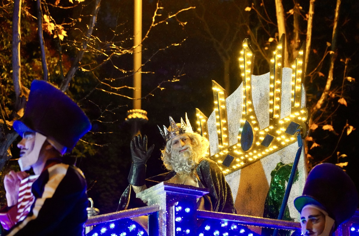 Cabalgata de los Reyes Magos en Valladolid.