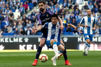 Solo siete triunfos pucelanos en 1ª en el feudo del Espanyol