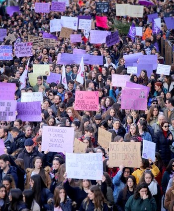 Cortes de tráfico por tres manifestaciones en el 25-N