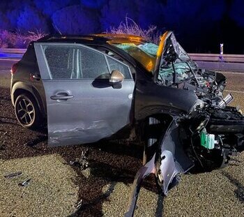 Fallece un motorista en un accidente con 5 heridos en la N-601