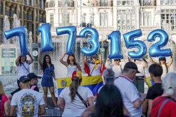 Venezolanos en Valladolid vuelven a denunciar fraude