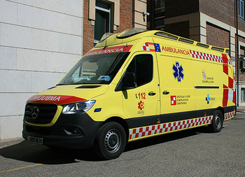 Herido un motorista en la avenida de Burgos con Puente Mayor