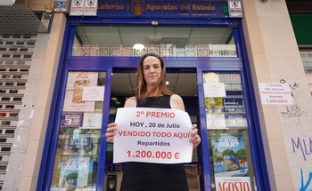 El segundo premio de la Lotería cae íntegro en Valladolid