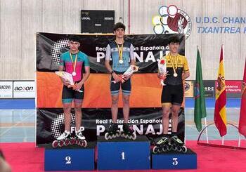 Hugo Martín, bronce en el Campeonato de España de pista