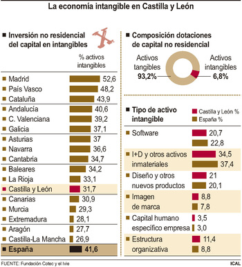 El capital destina un tercio de sus inversiones a intangibles