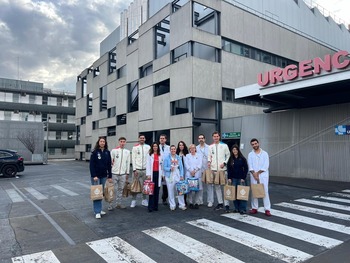 El Pucela regala alegría en los hospitales