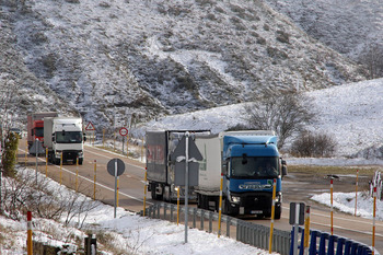 Las primeras nevadas del temporal ártico