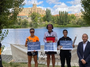 El Campeonato regional de Acuatlón es para María José García