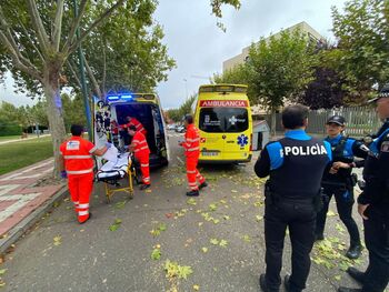 Herida una mujer al caerle encima una rama cuando iba en moto