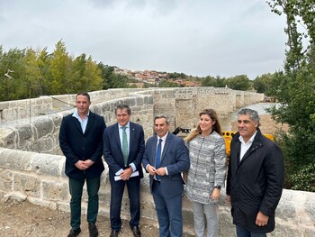 La rehabilitación del puente de Simancas encara su recta final