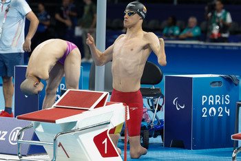 Luis Huerta logra un diploma paralímpico en 100 metros libres