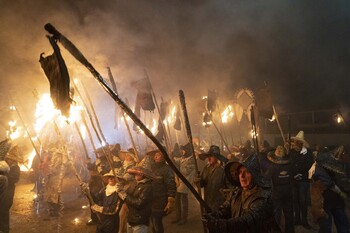 Culto a los toros y al fuego en las fiestas de Mayorga