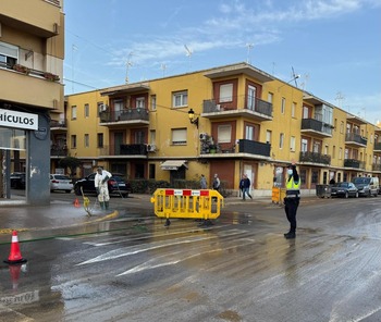 Los policías de Valladolid ya trabajan en Sedaví (Valencia)