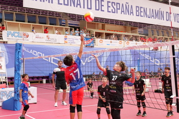 Sábado de voleibol en Valladolid con el Nacional Benjamín