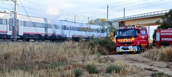 Evacuados los pasajeros del tren Valladolid-Salamanca