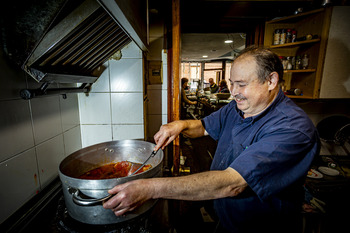 Marchando una de bacalao en Las Delicias