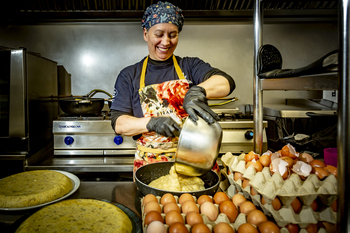 Las tortillas de Geli, Tere y la abuela Asunción