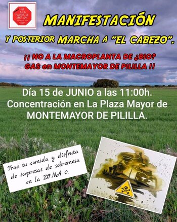 Montemayor se manifestará contra una macroplanta de biogás