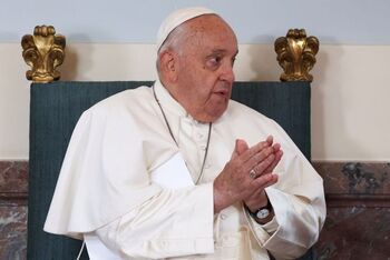 El Papa advierte de la cercanía de una guerra 