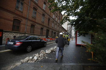 Arrancan las obras de 20 de Febrero sin cortes de tráfico