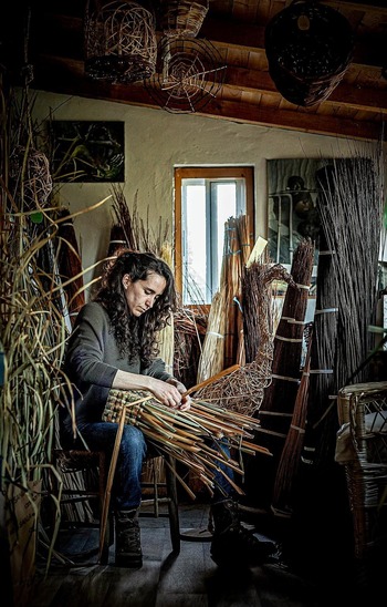 Exposición de cestería en CEARCAL