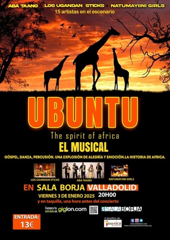 Musical ‘Ubuntu’ a favor de Uganda